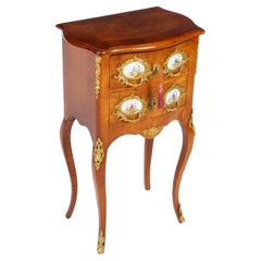 Used Louis Revival Burr Walnut & Ormolu Mounted Chest 19th Century