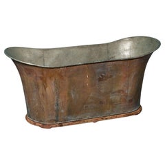 Antique Louis Style Double Ended Copper Bath