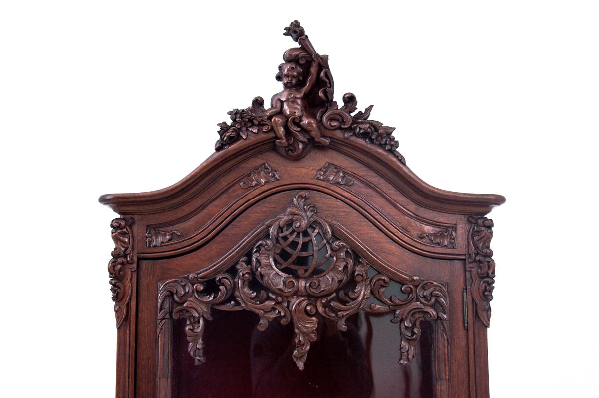 French Antique Louis Style Vitrine, France, circa 1880. For Sale