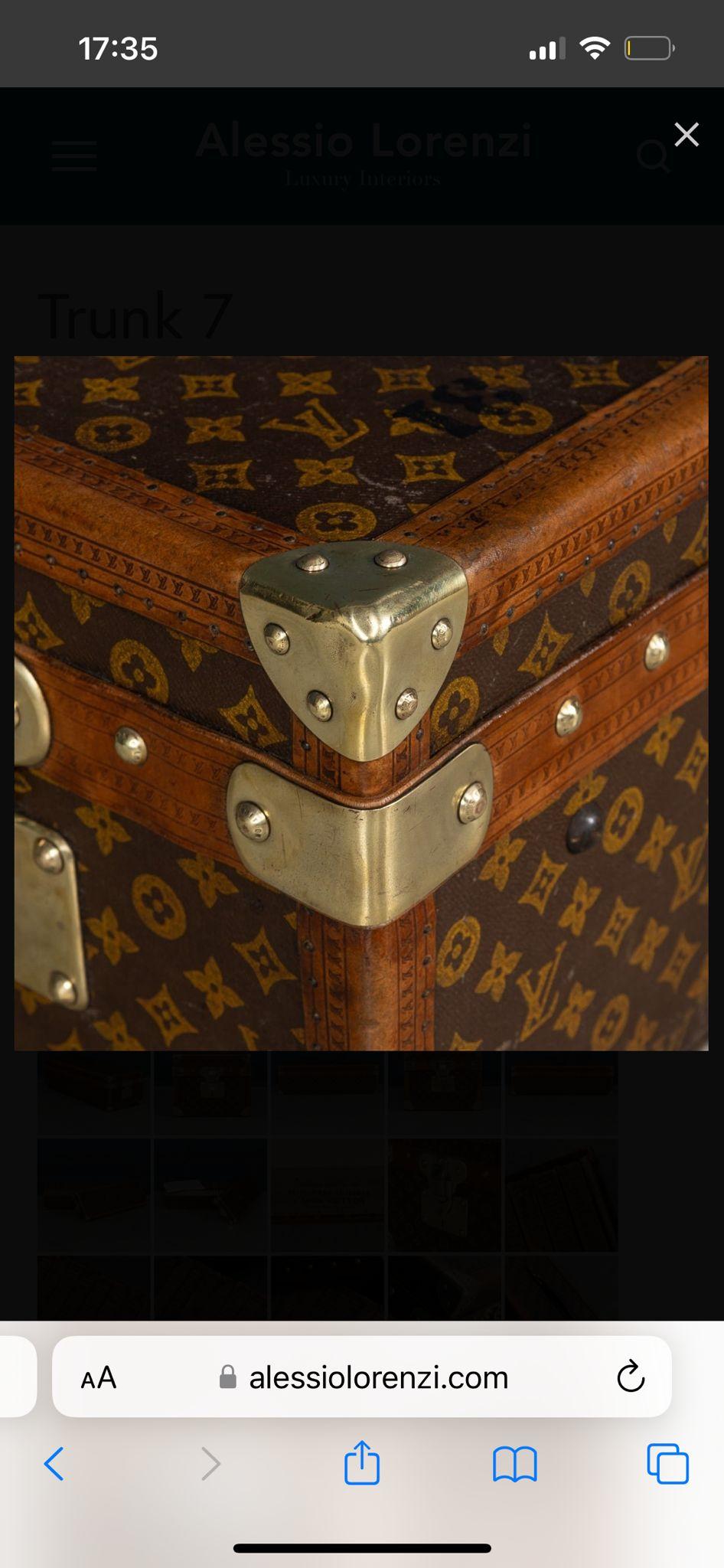 Antiker Louis Vuitton Britannica Enzyklopädie-Koffer im Angebot 5