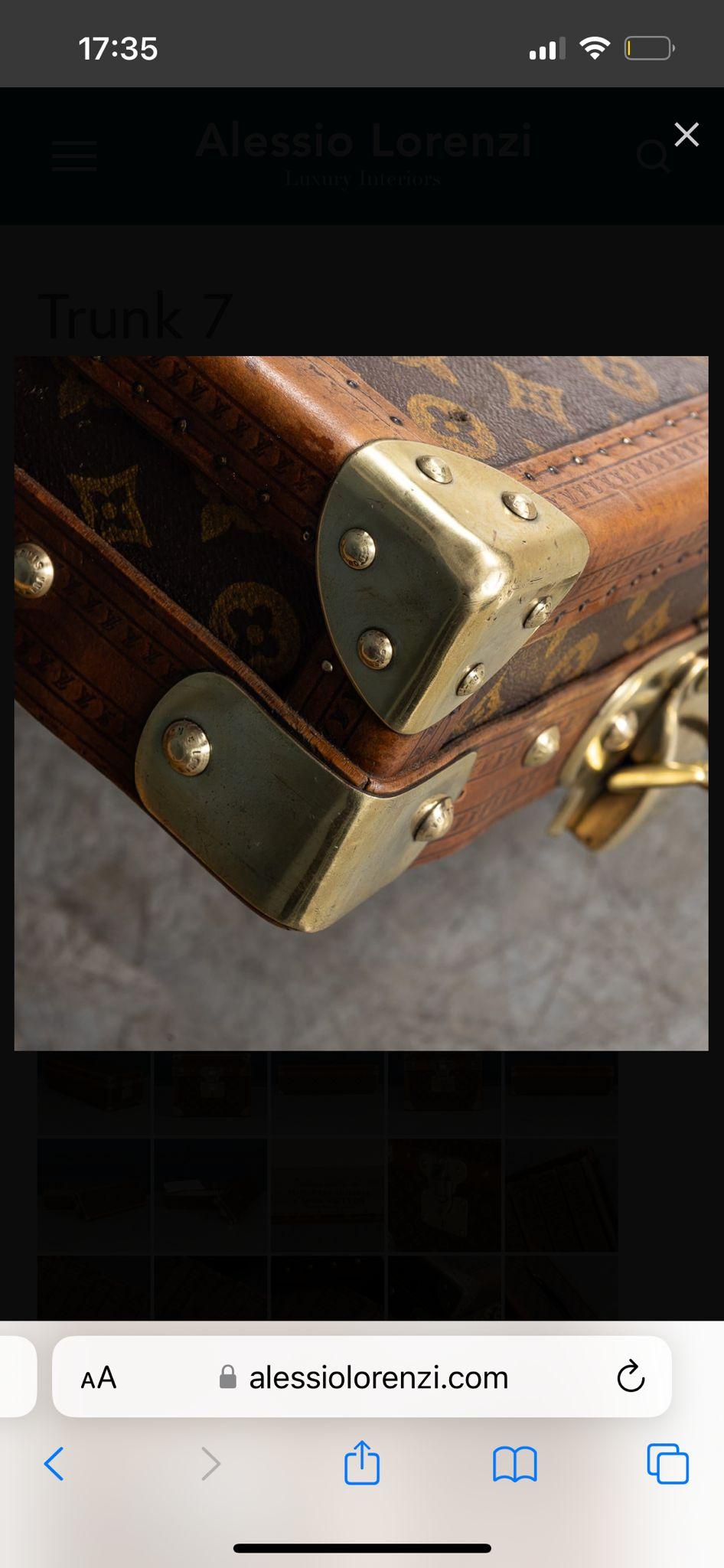 Antiker Louis Vuitton Britannica Enzyklopädie-Koffer im Angebot 8