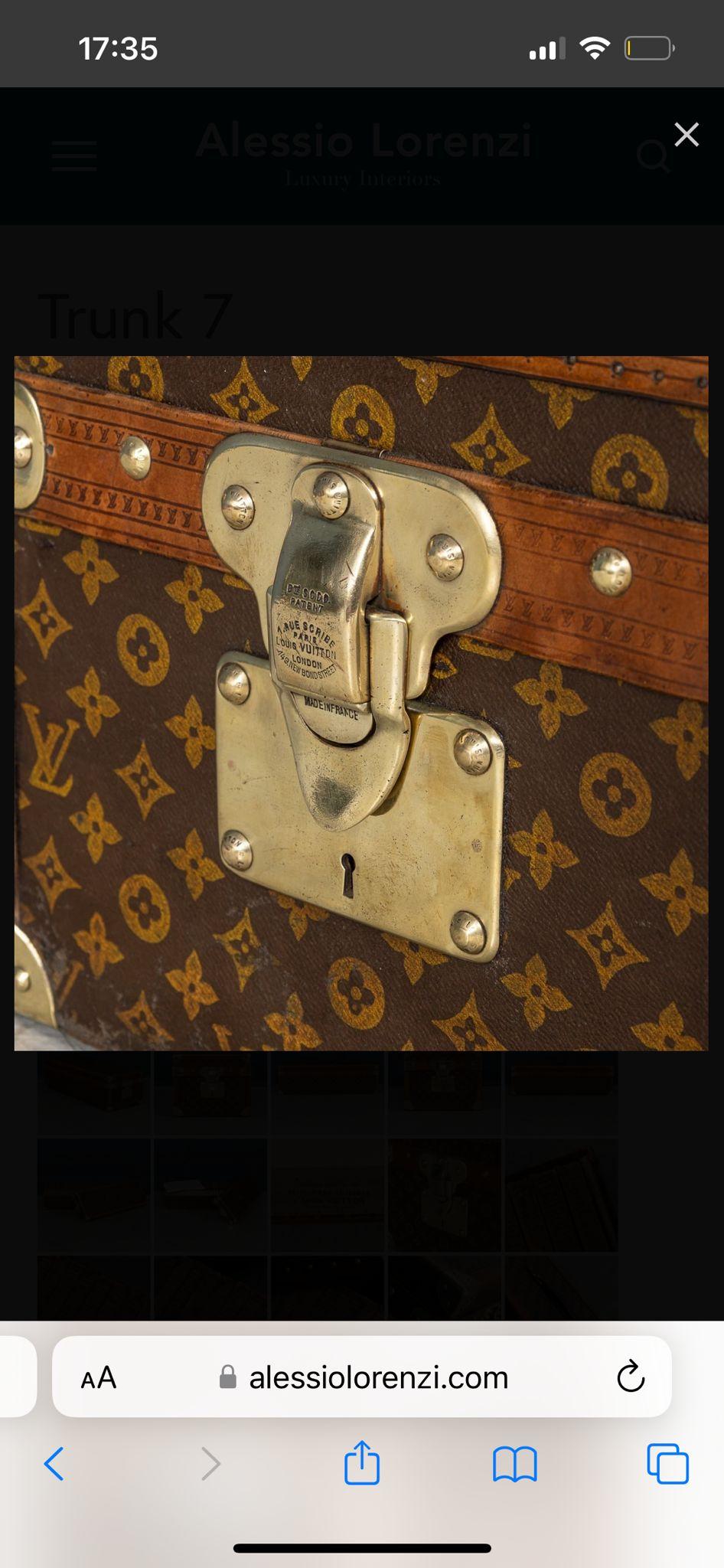 Antiker Louis Vuitton Britannica Enzyklopädie-Koffer im Angebot 9
