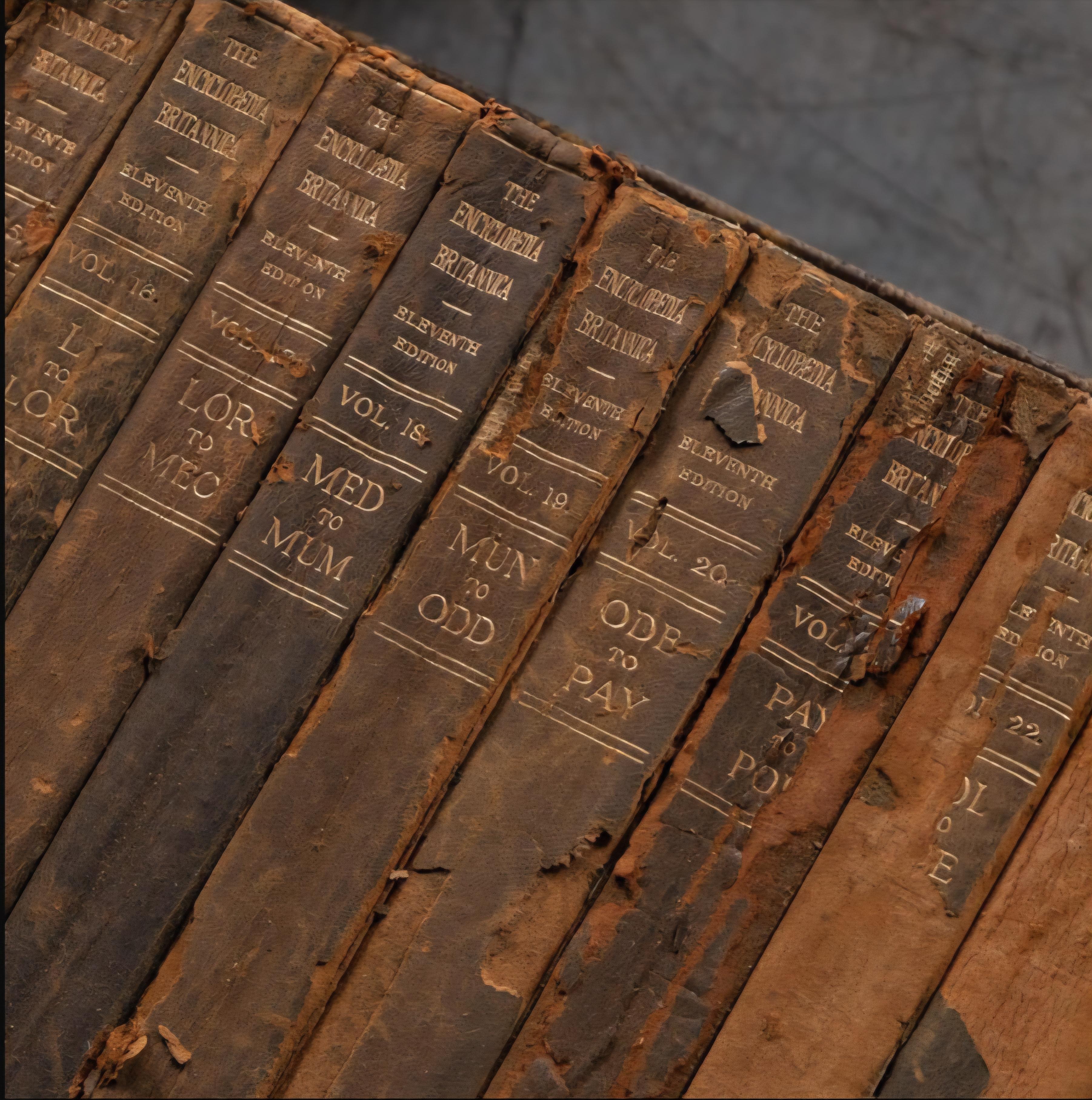 Malle encyclopédique ancienne Louis Vuitton Britannica en vente 10