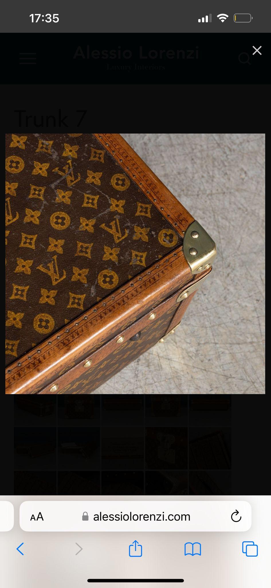 Antiker Louis Vuitton Britannica Enzyklopädie-Koffer im Angebot 11