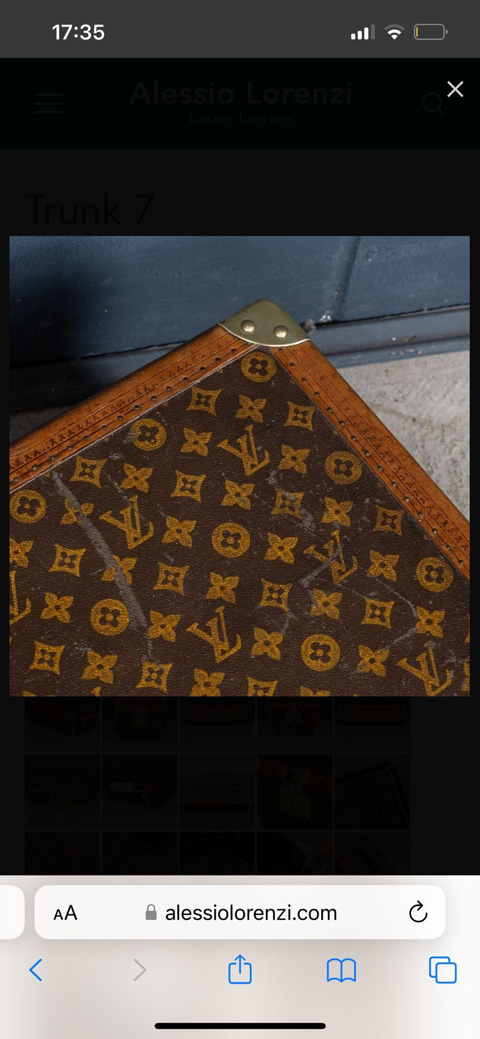 Antiker Louis Vuitton Britannica Enzyklopädie-Koffer im Angebot 12