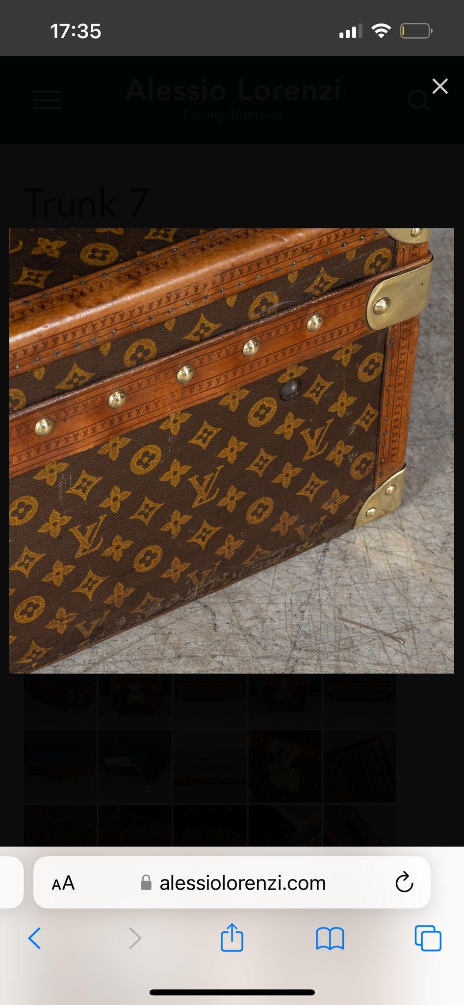 Antiker Louis Vuitton Britannica Enzyklopädie-Koffer im Angebot 13