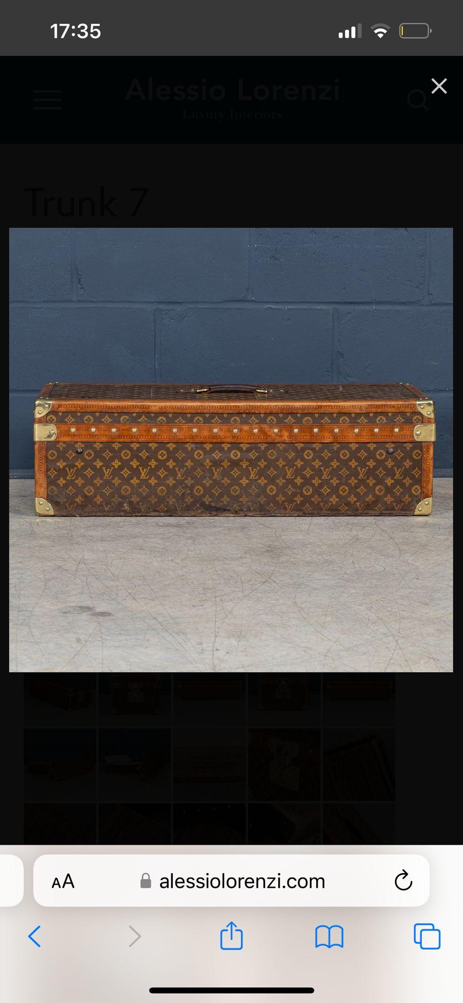 Antiker Louis Vuitton Britannica Enzyklopädie-Koffer für Damen oder Herren im Angebot