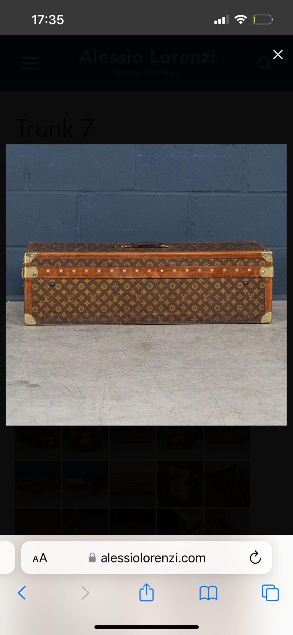 Antiker Louis Vuitton Britannica Enzyklopädie-Koffer im Angebot 2