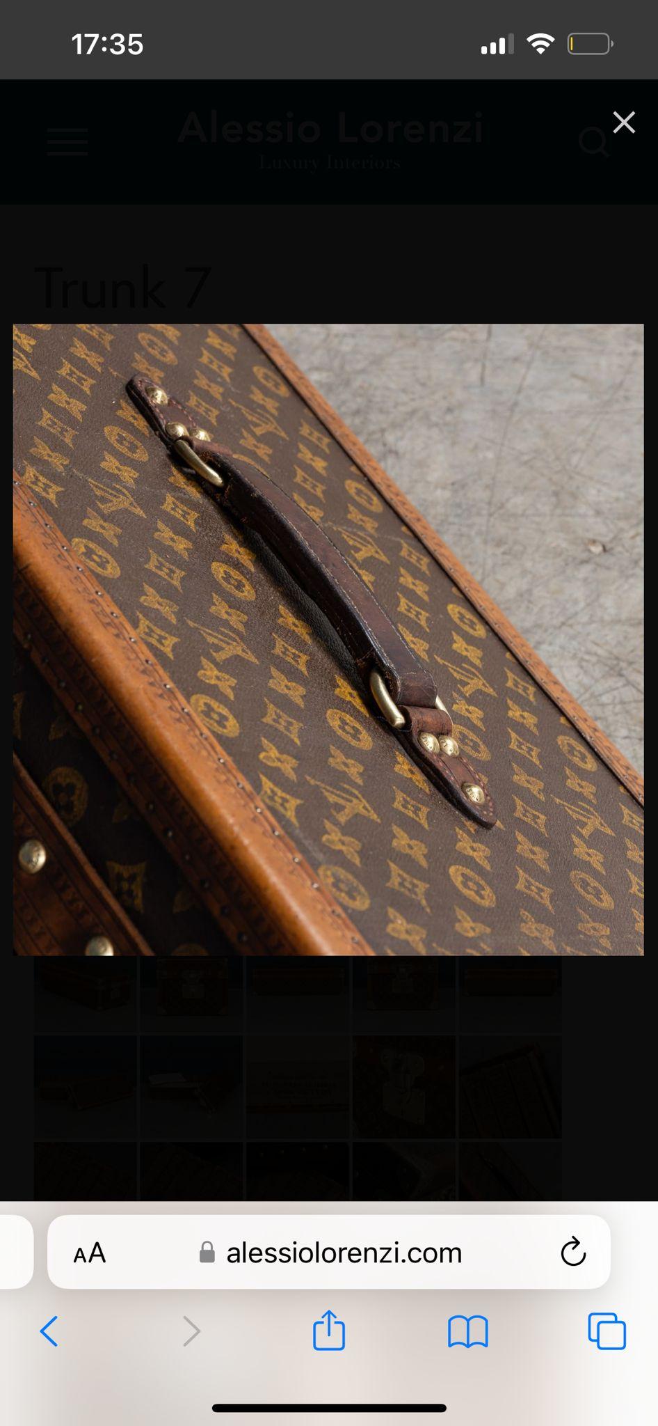 Antiker Louis Vuitton Britannica Enzyklopädie-Koffer im Angebot 4