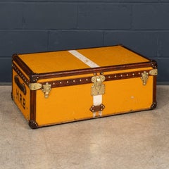 Antique Louis Vuitton Cabin Trunk, Orange Vuittonite Canvas, 1905