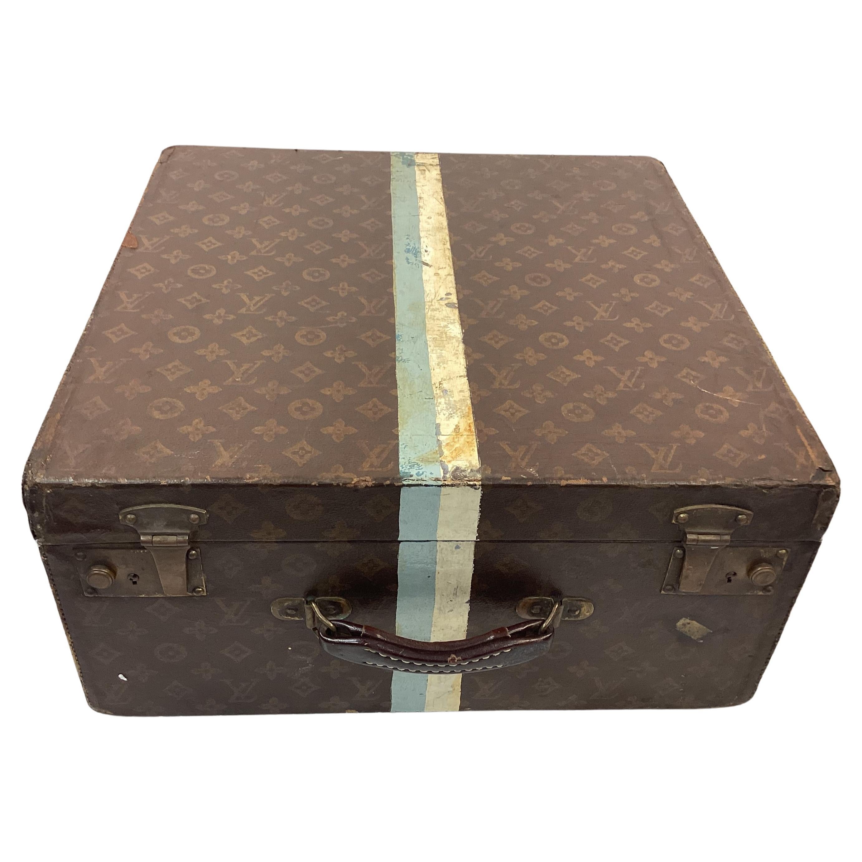 Louis Vuitton Square Handled Alzer 70 Trunk at 1stDibs