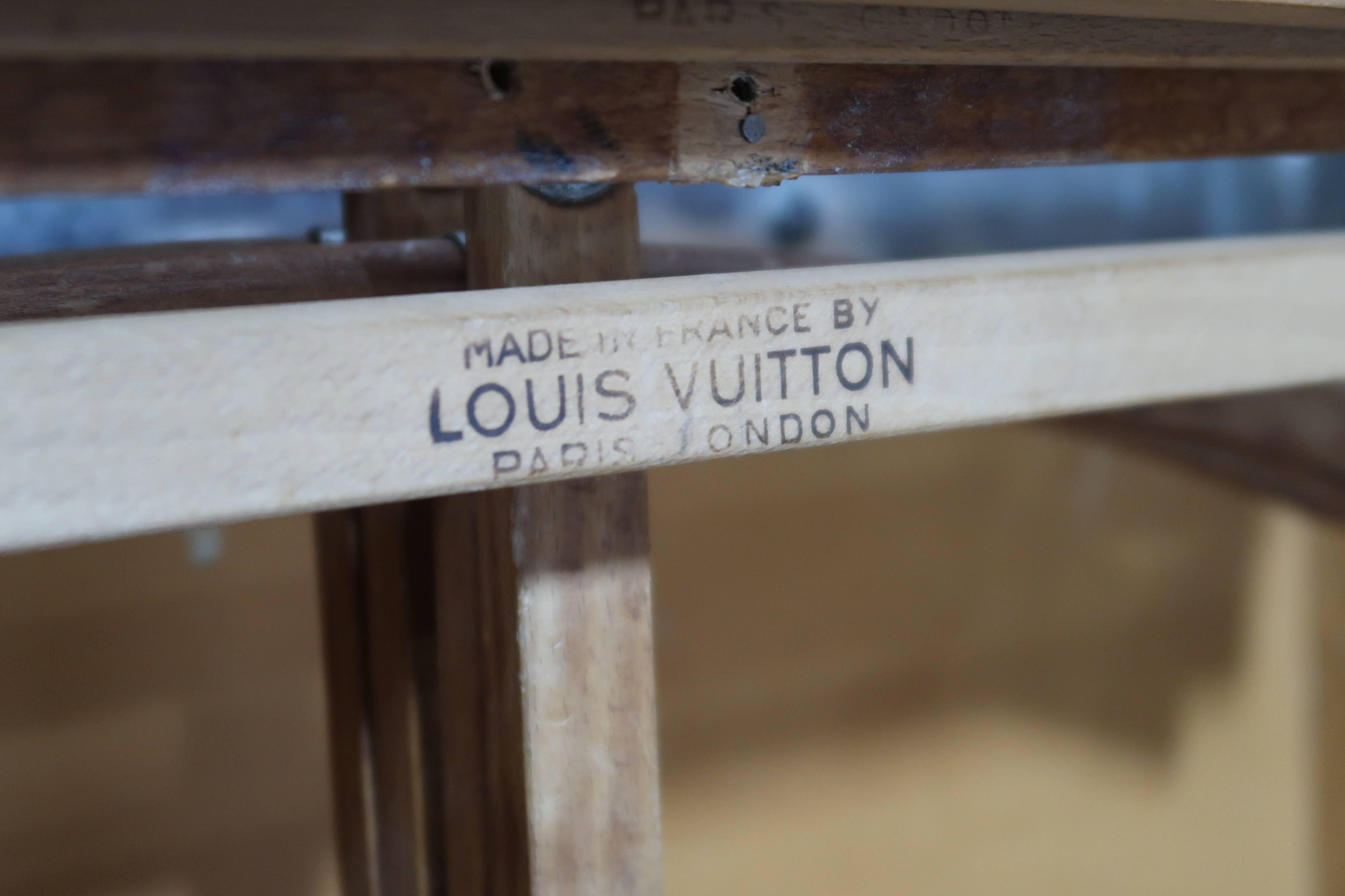Antique Louis Vuitton Monogram Wardrobe Trunk For Sale 6