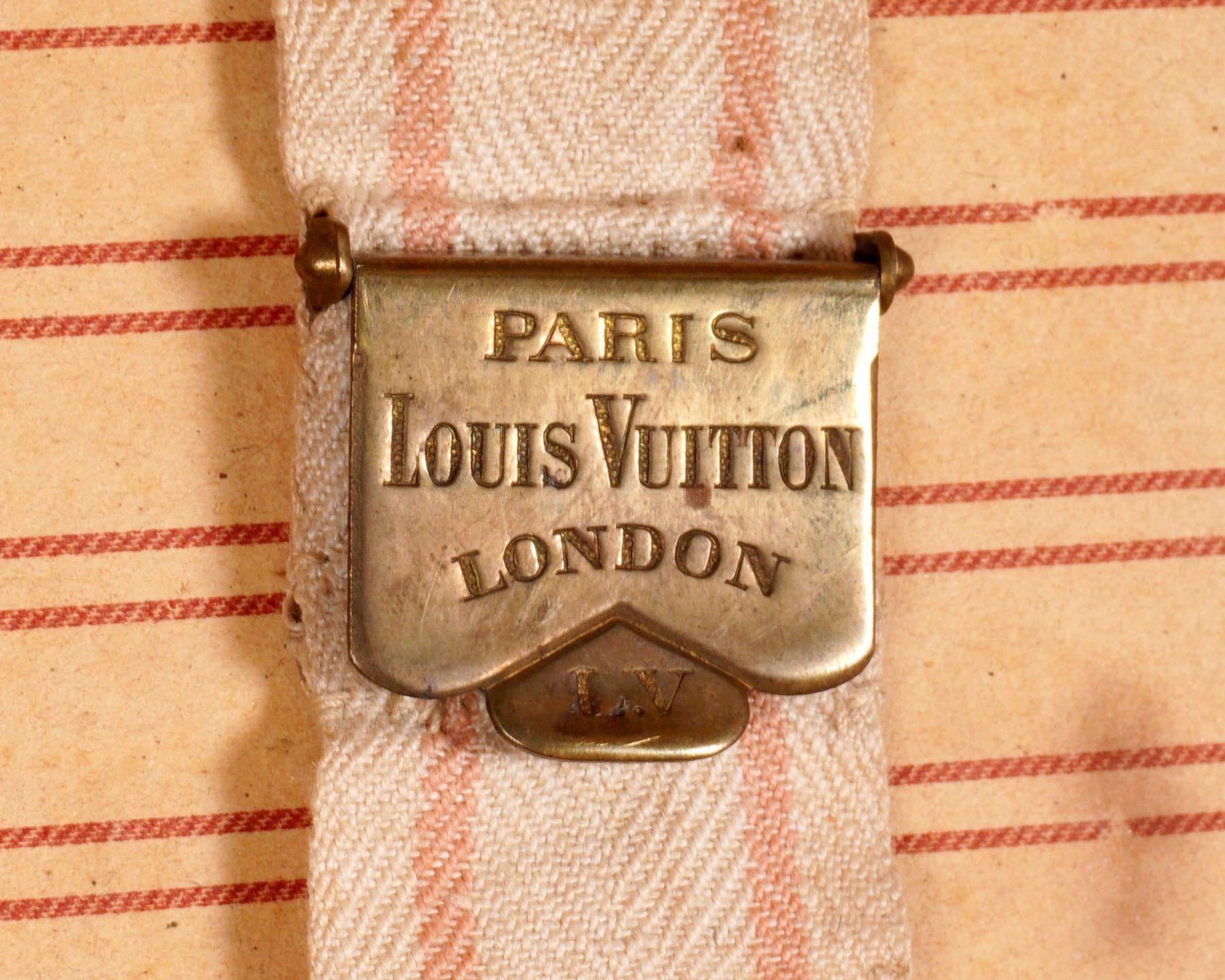 Antique Louis Vuitton Steamer Trunk, c. 1870's For Sale 1
