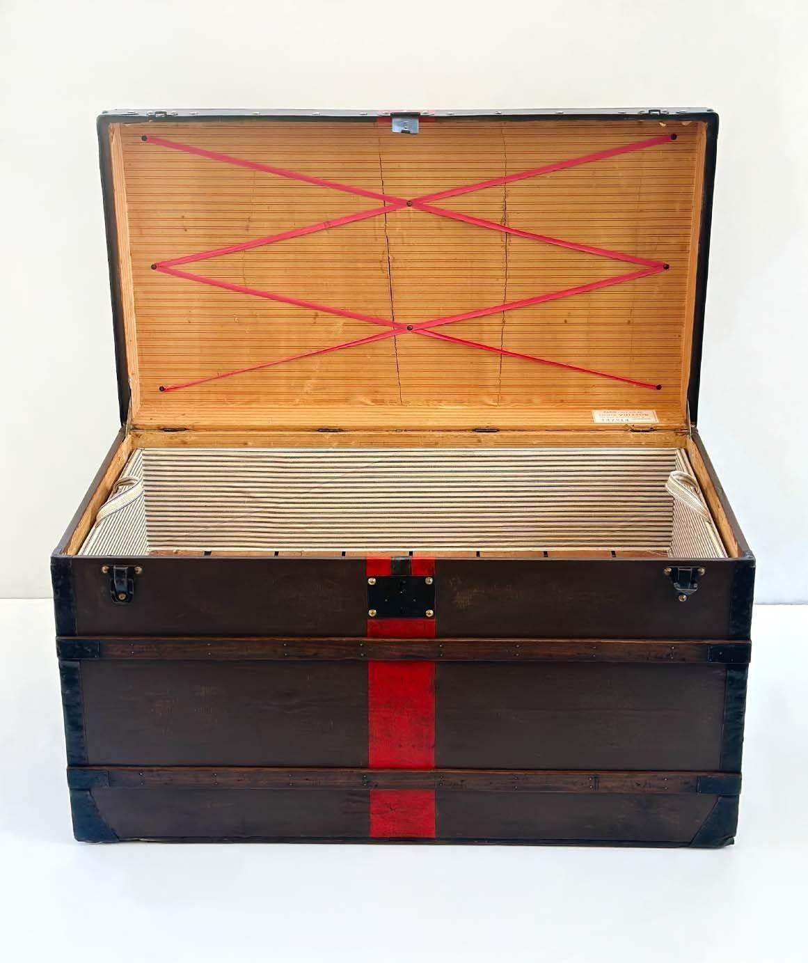 French Antique Louis Vuitton Steamer Trunk, c. 1870's For Sale