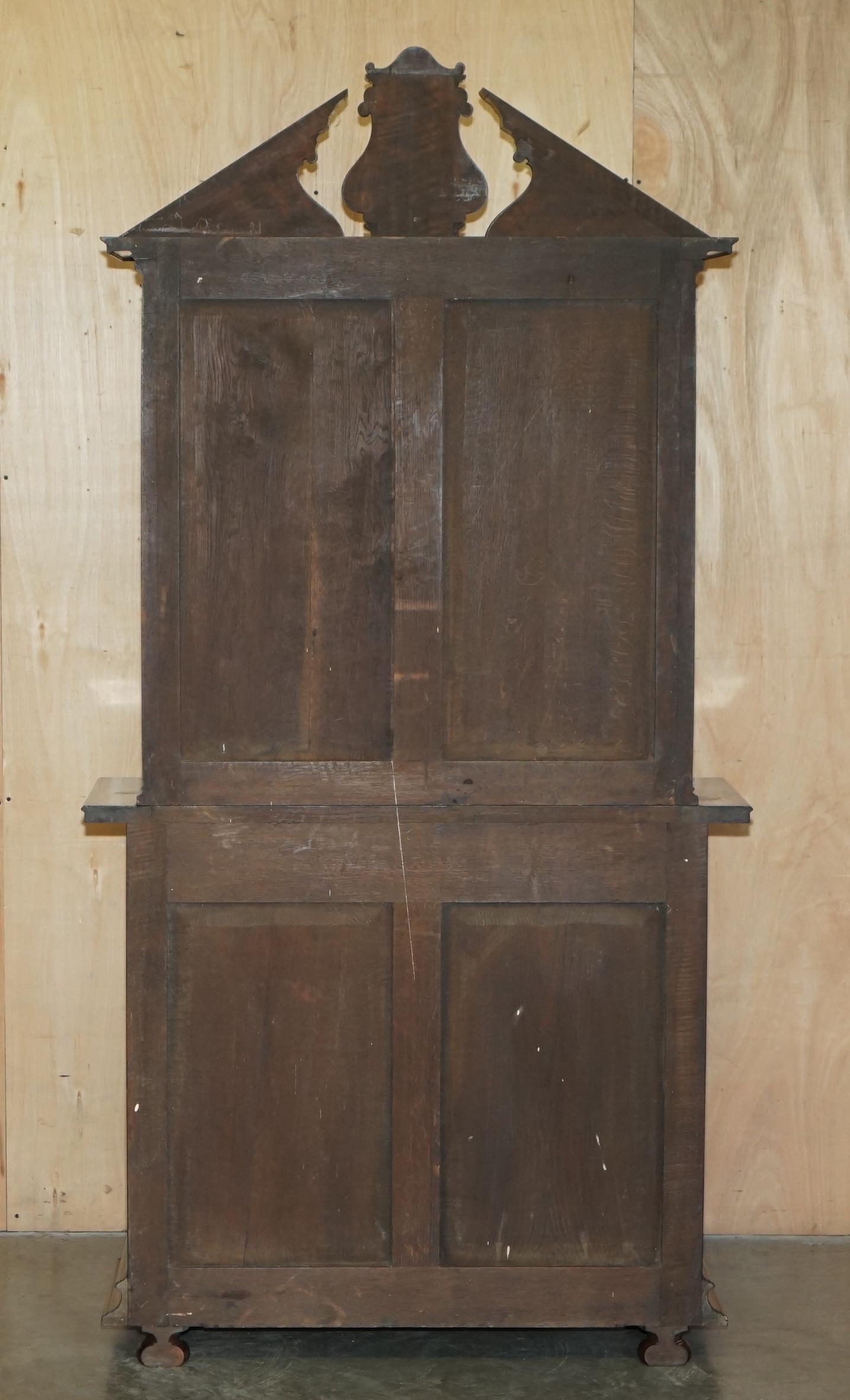 ANTICO LOUIS XIII REVIVAL NOCE E MARMO INCISO CON FORMAZIONE DI VASSOIO in vendita 11