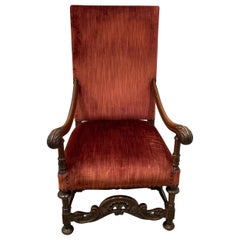 Sillón antiguo estilo Luis XIII