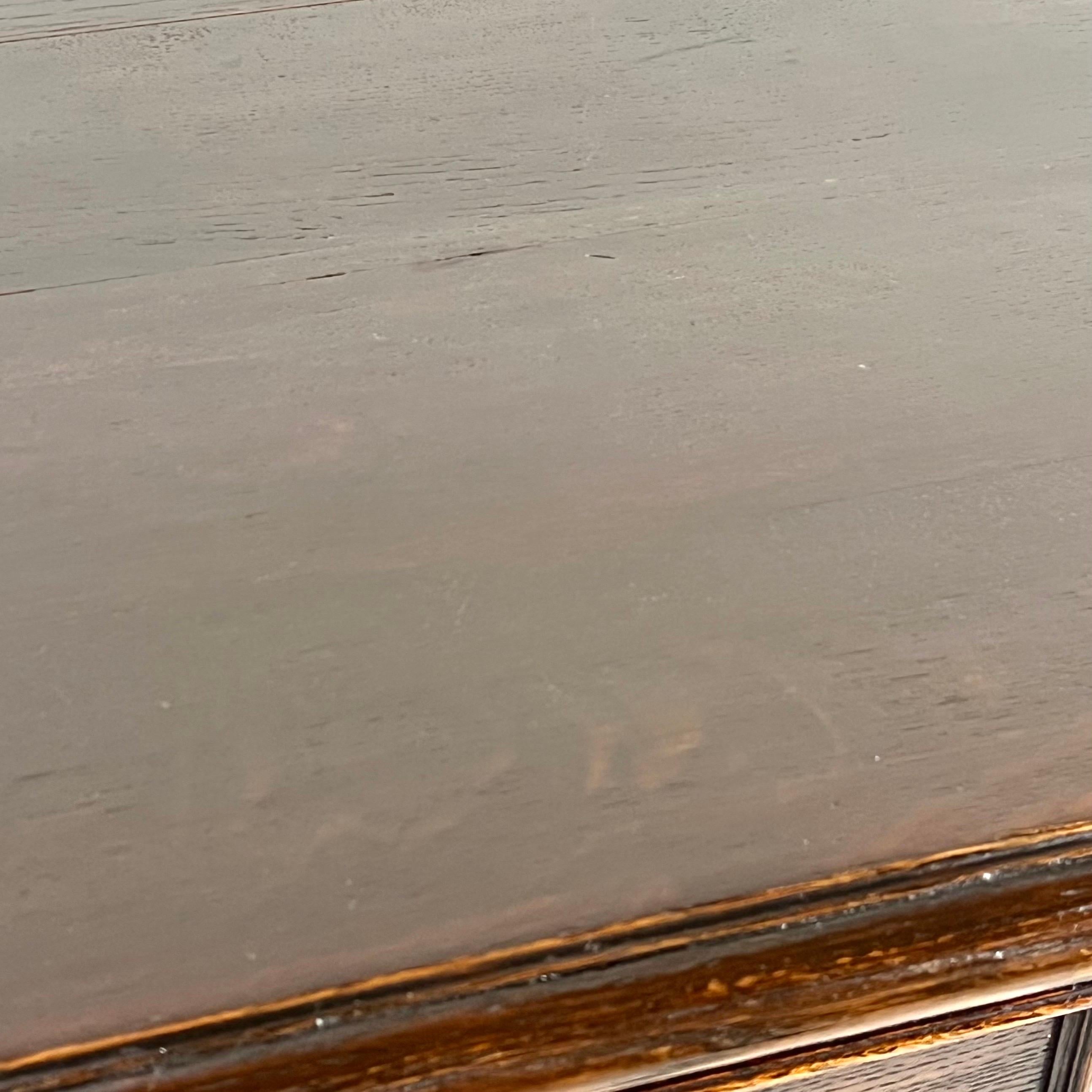 Antique Louis XIII Style Oak Writing Desk For Sale 7