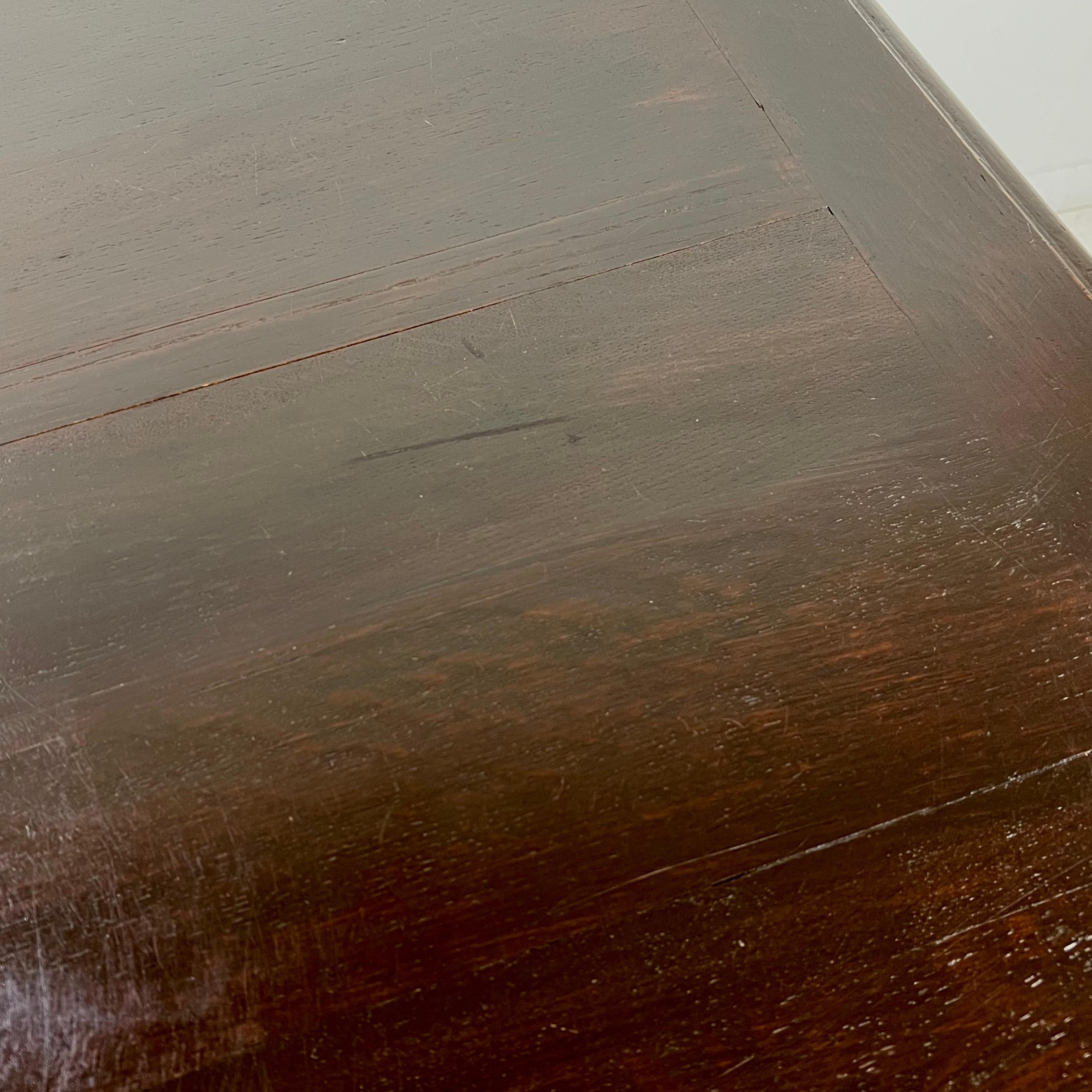 Antique Louis XIII Style Oak Writing Desk For Sale 10