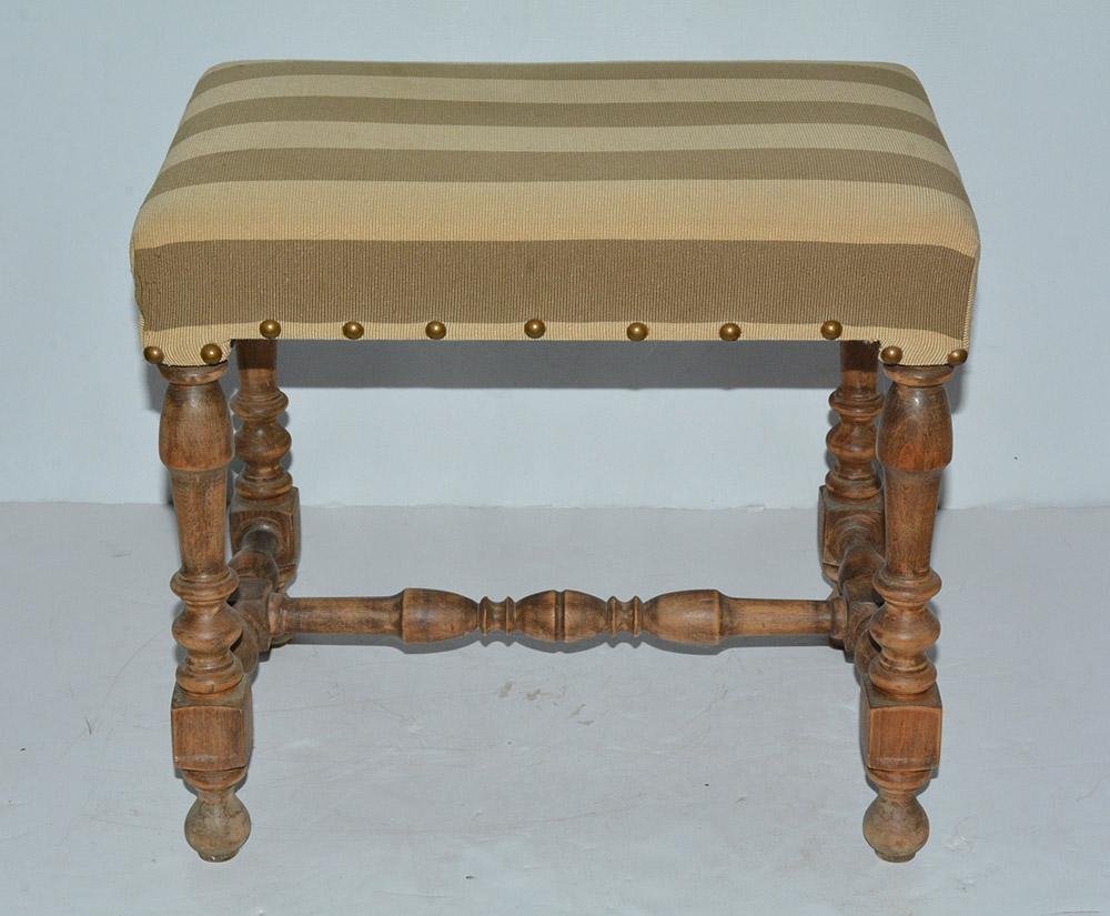 French Antique Louis XIII Style Stool