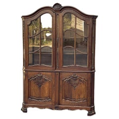 Antique Louis XIV Bookcase ~ Display Cabinet