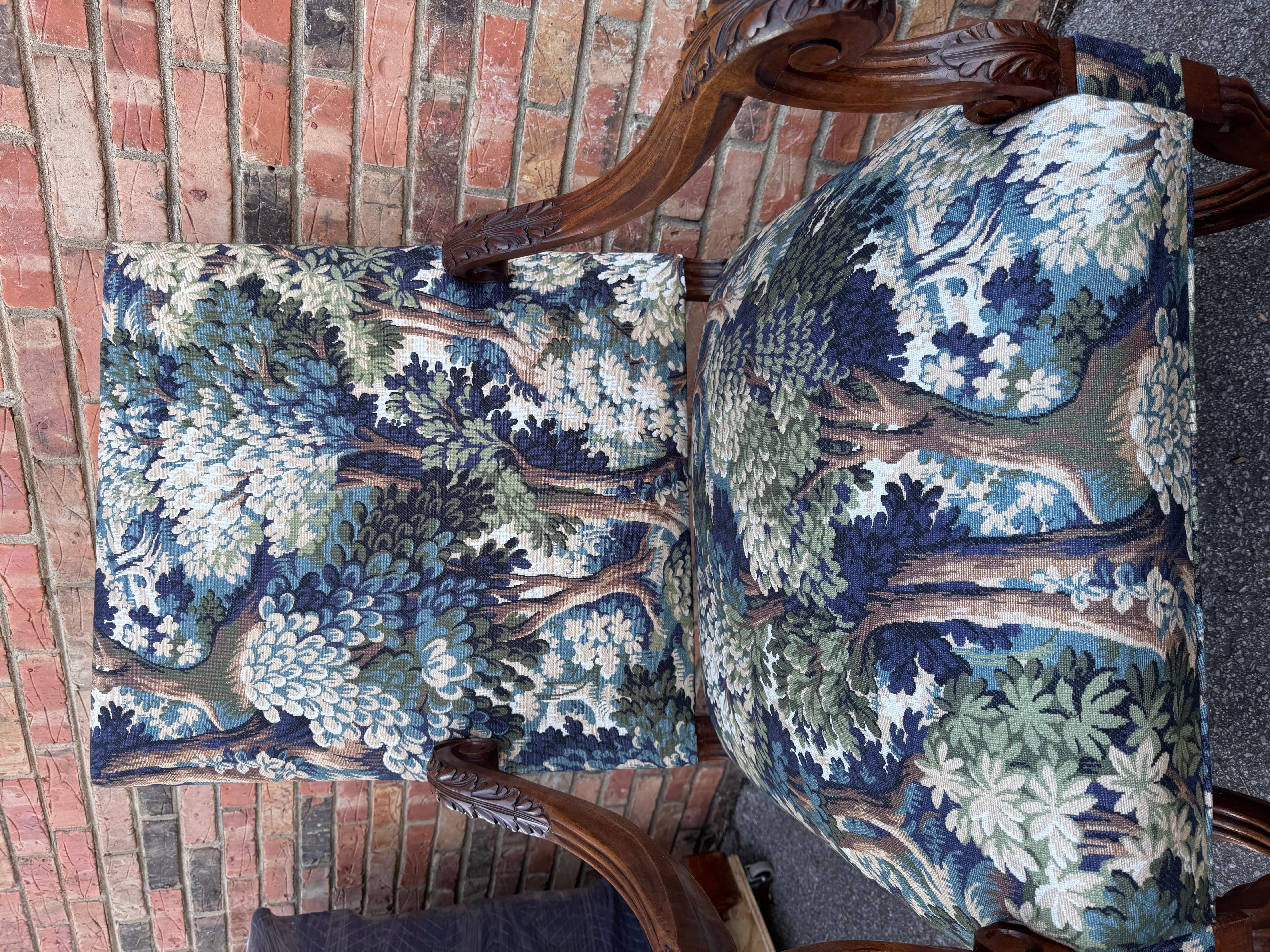 Fin du XIXe siècle Fauteuil français ancien Louis XIV en vente