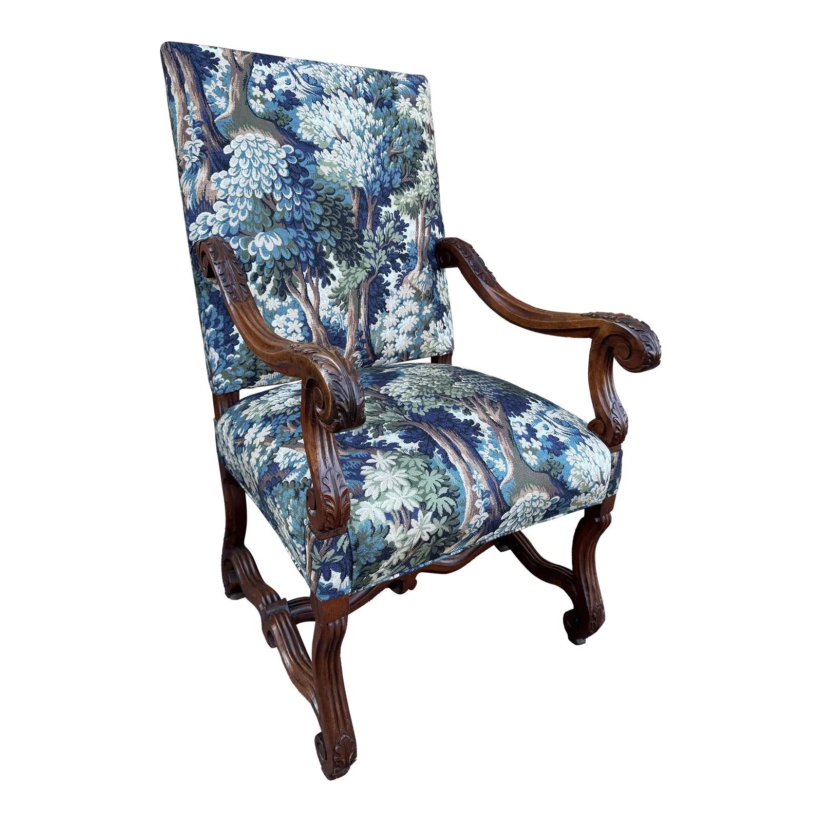 Fauteuil français ancien Louis XIV en vente 3