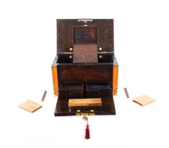 Antique Louis XIV Kingwood and Gilt Bronze Strongbox Coffre Fort, 17th Century