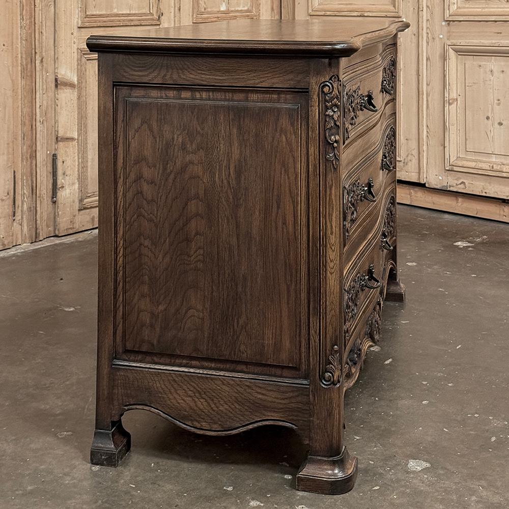 Antique Louis XIV Oak Commode For Sale 9