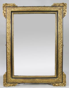 Antique Mirror da parete e in legno dorato in stile Luigi XIV, circa 1900