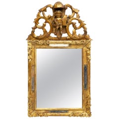 19th Century French Giltwood Louis XIV Mirror