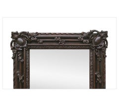 Miroir ancien de style Louis XIV en Carton-Pierre, datant d'environ 1900