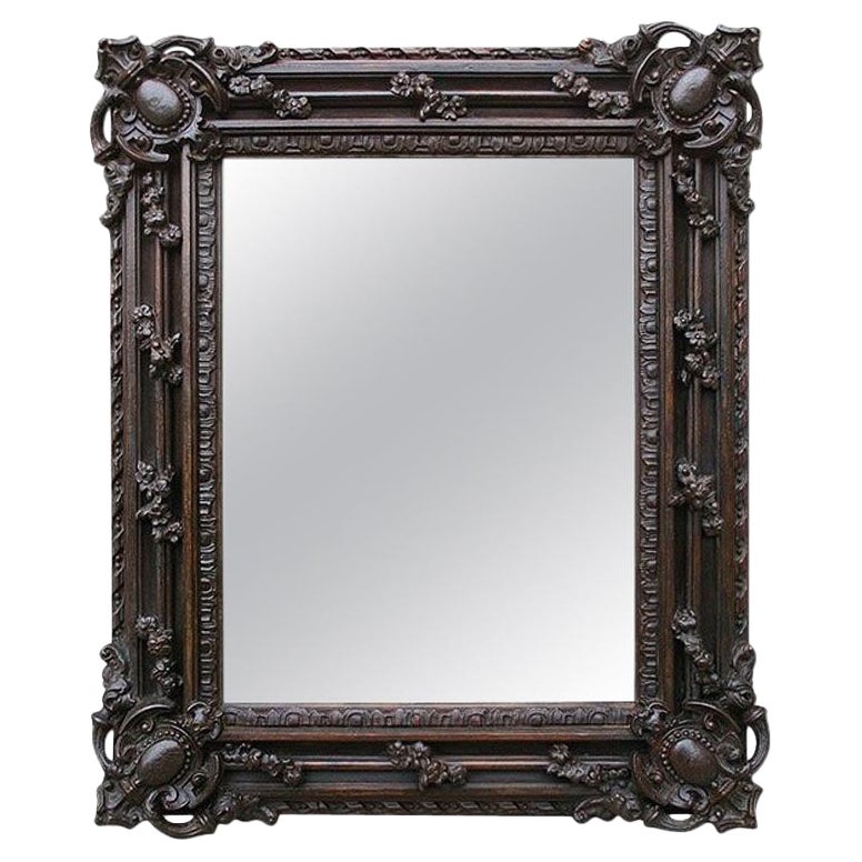 Antique Louis XIV Style Mirror in Carton-Pierre, circa 1900