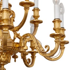 Antique Louis XIV-Style Ormolu Chandelier by Barbedienne
