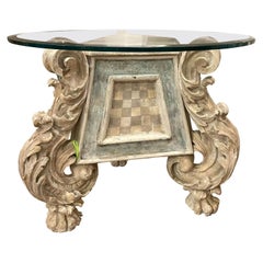 Antique Louis XIV Style Triangular Side Table, Early 18th Century