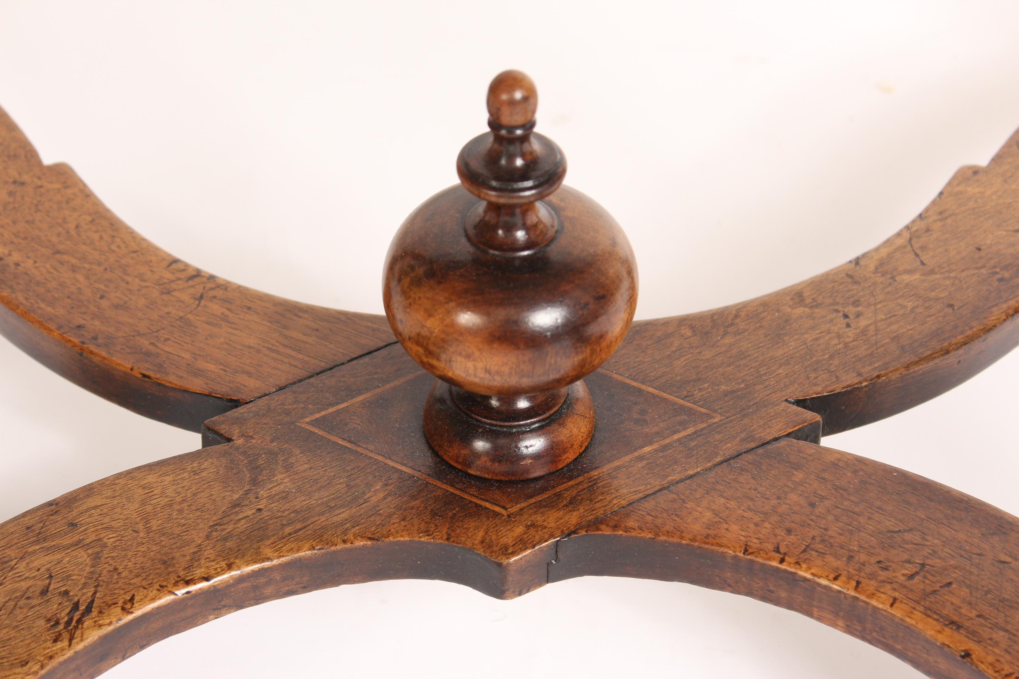 Antique Louis XIV Style Walnut Occasional Table 4