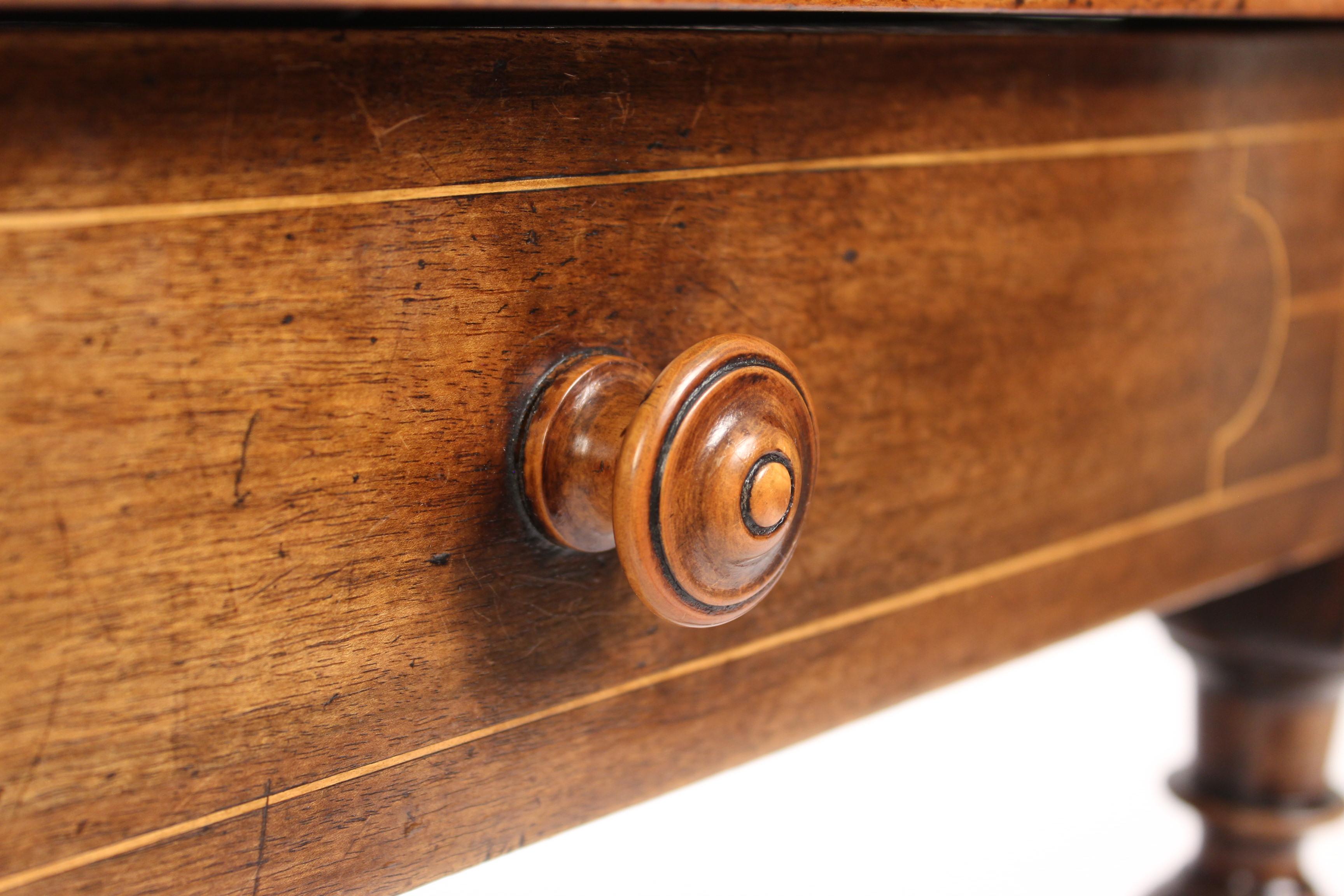 Antique Louis XIV Style Walnut Occasional Table 5