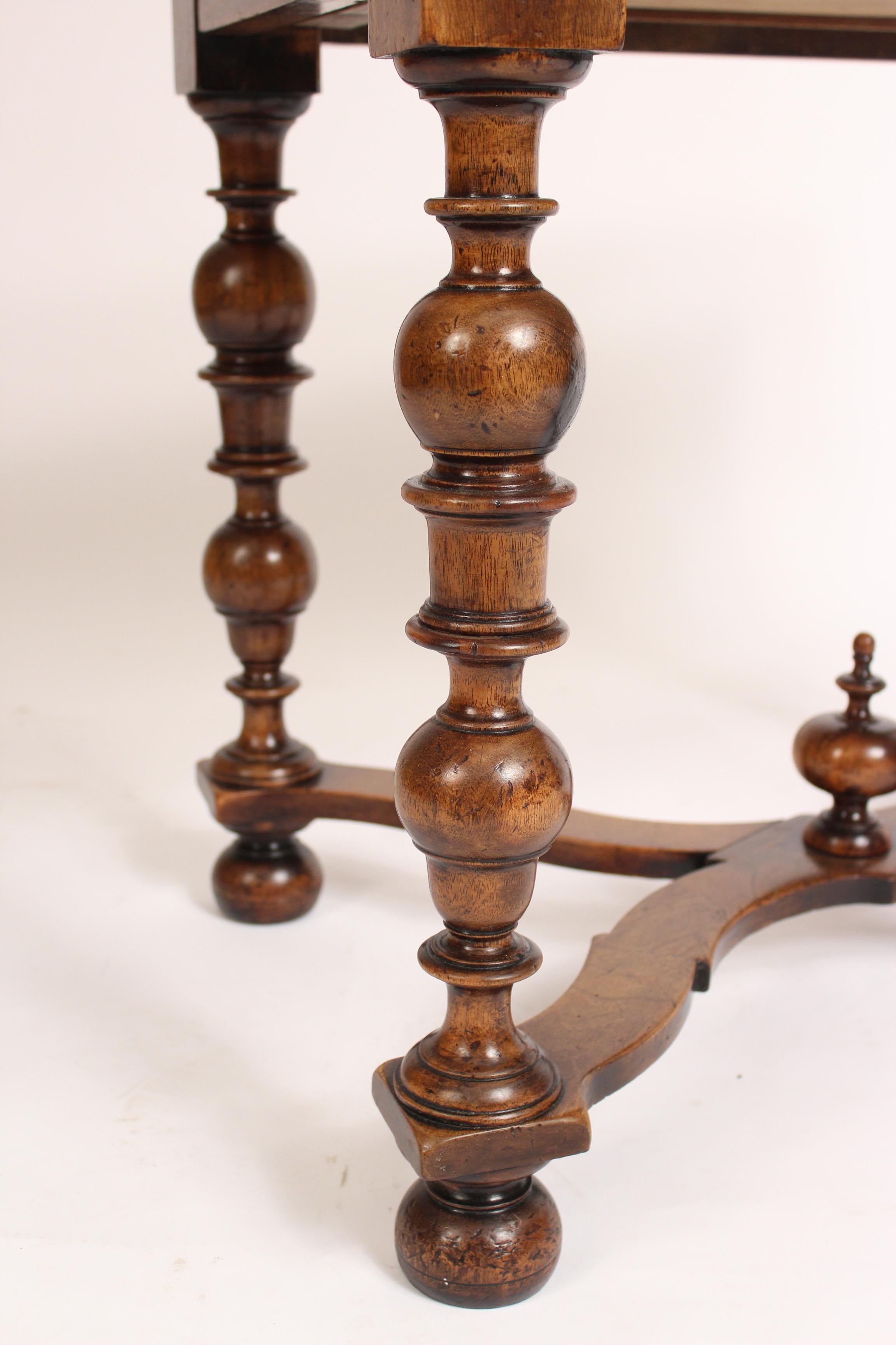 Antique Louis XIV Style Walnut Occasional Table 6