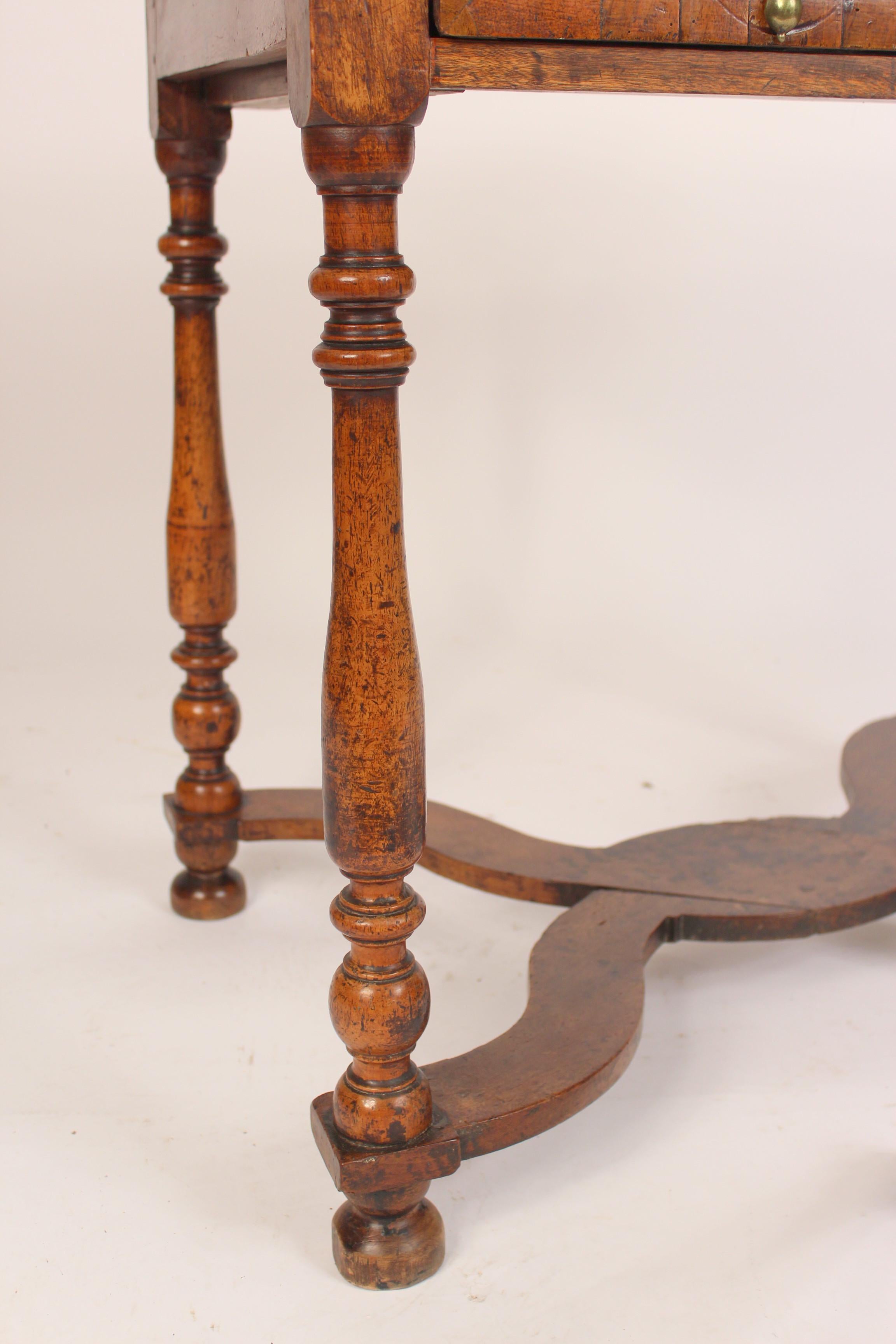 Antique Louis XIV Style Walnut Occasional Table 3