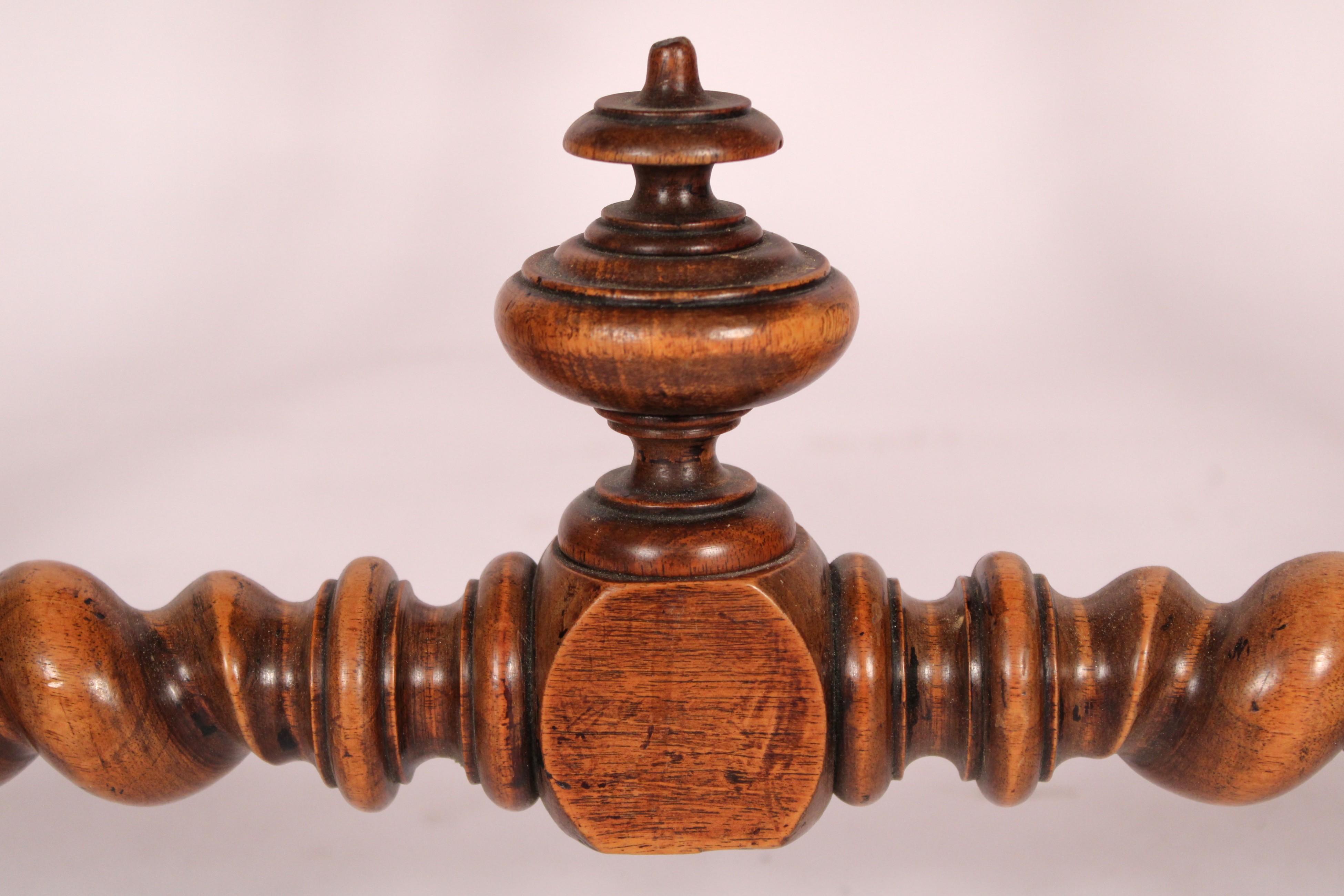 Antique Louis XIV Style Walnut Writing Table For Sale 5