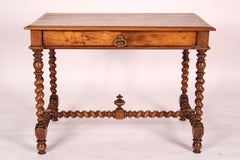 Antique Louis XIV Style Walnut Writing Table
