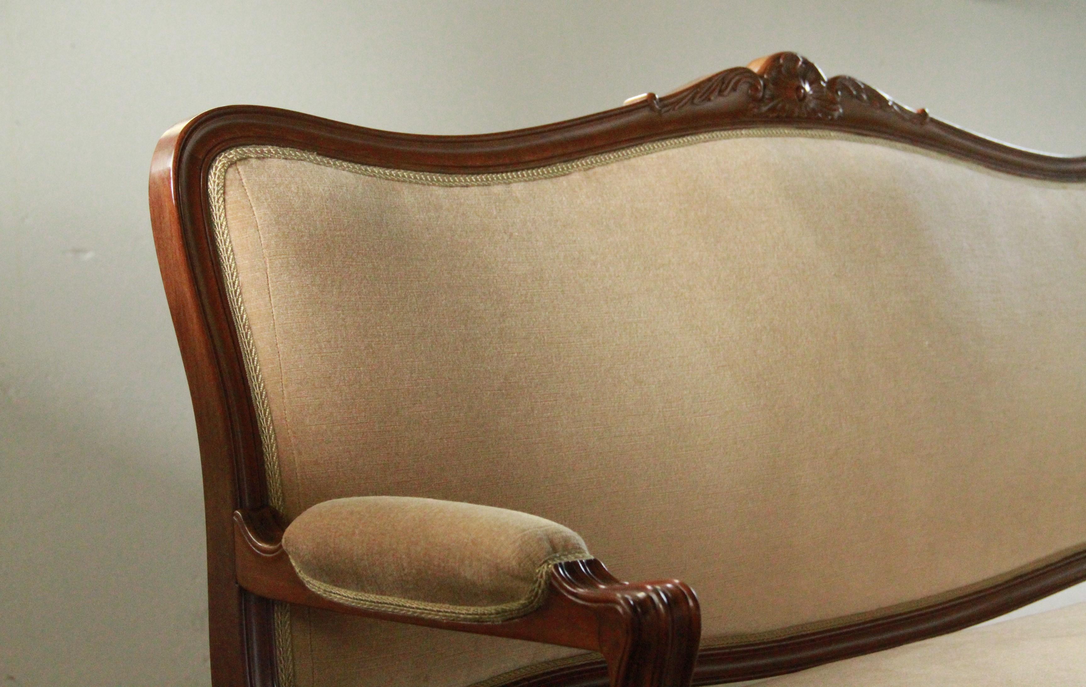 Canapé ancien Louis XV 18ème siècle, français en vente 6
