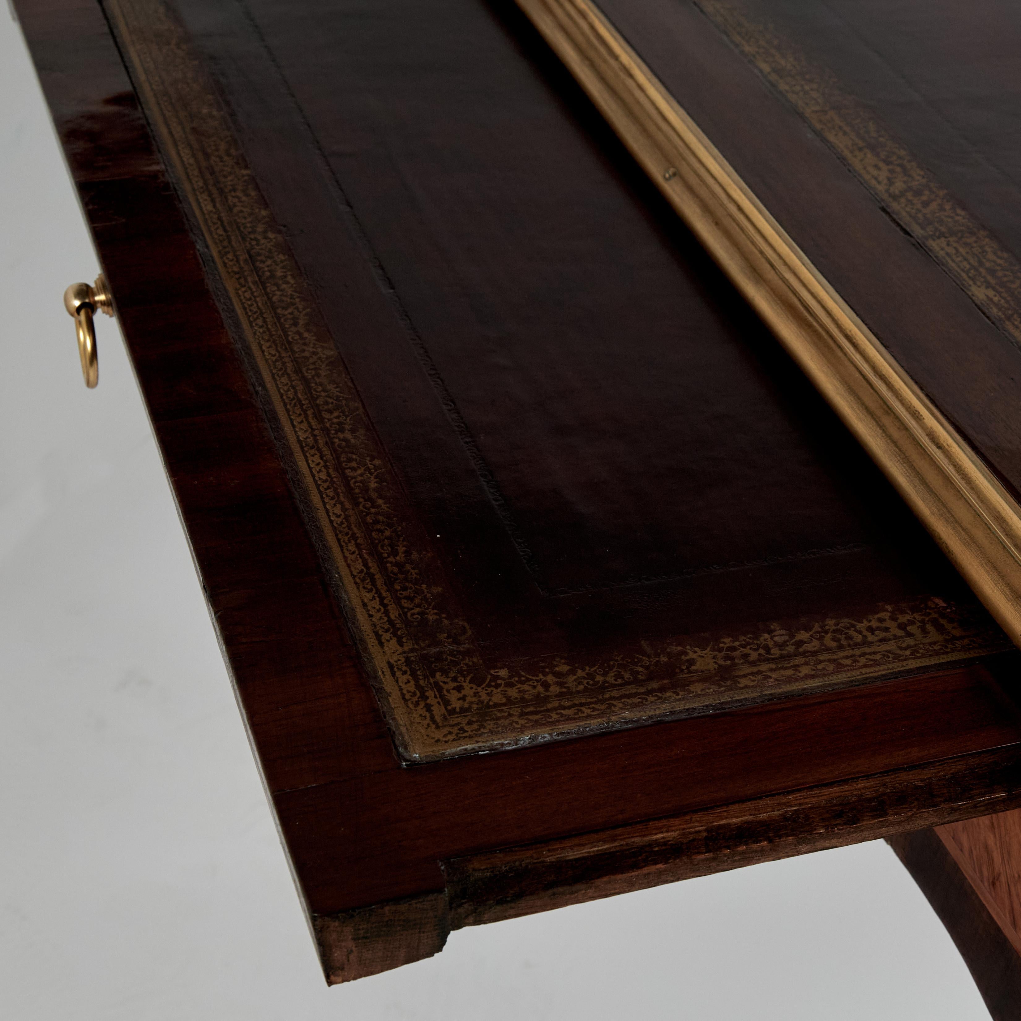 Antique Louis XV Bureau Plat or Leather Top Desk For Sale 13