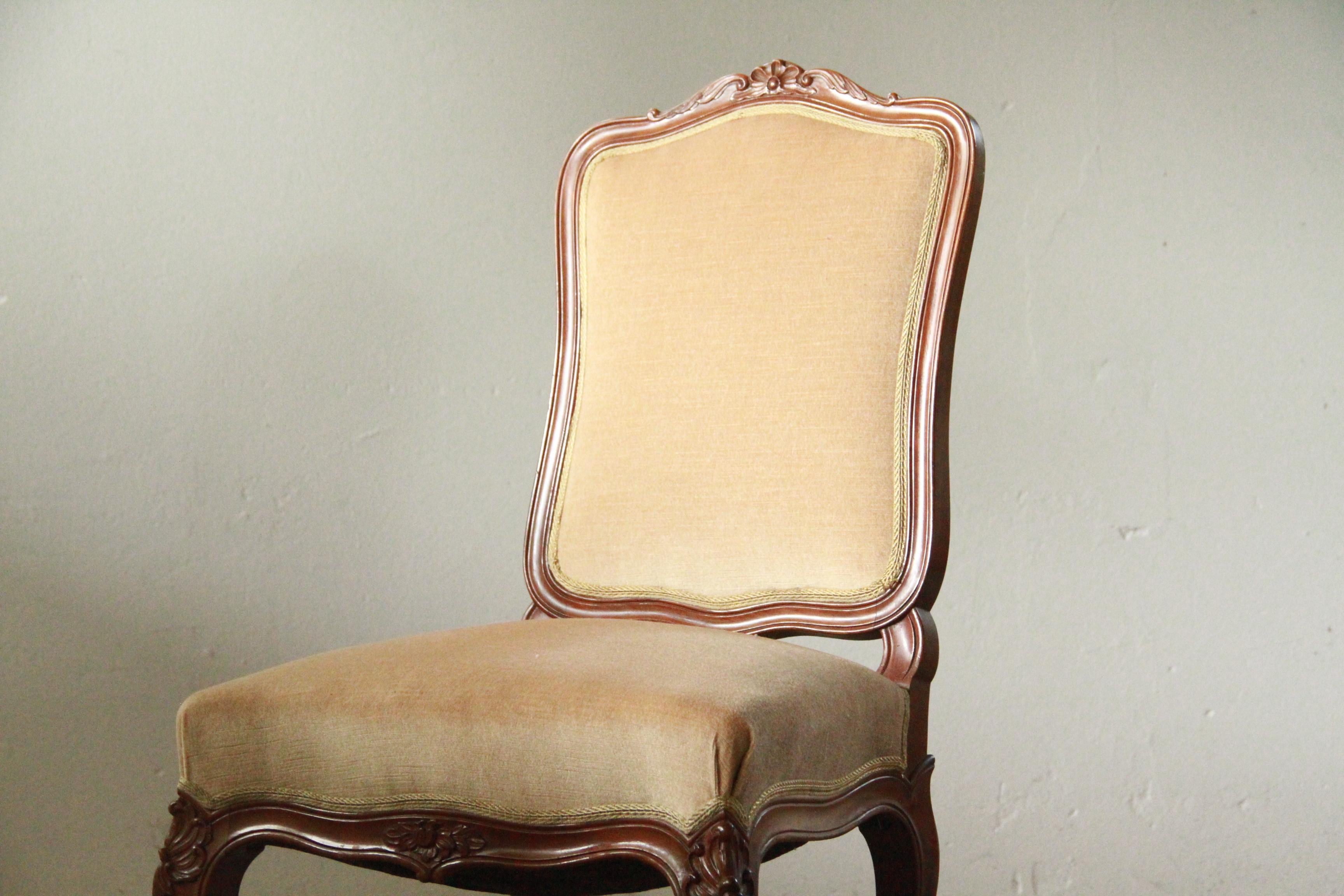 Antique Louis XV Chairs, French For Sale 7