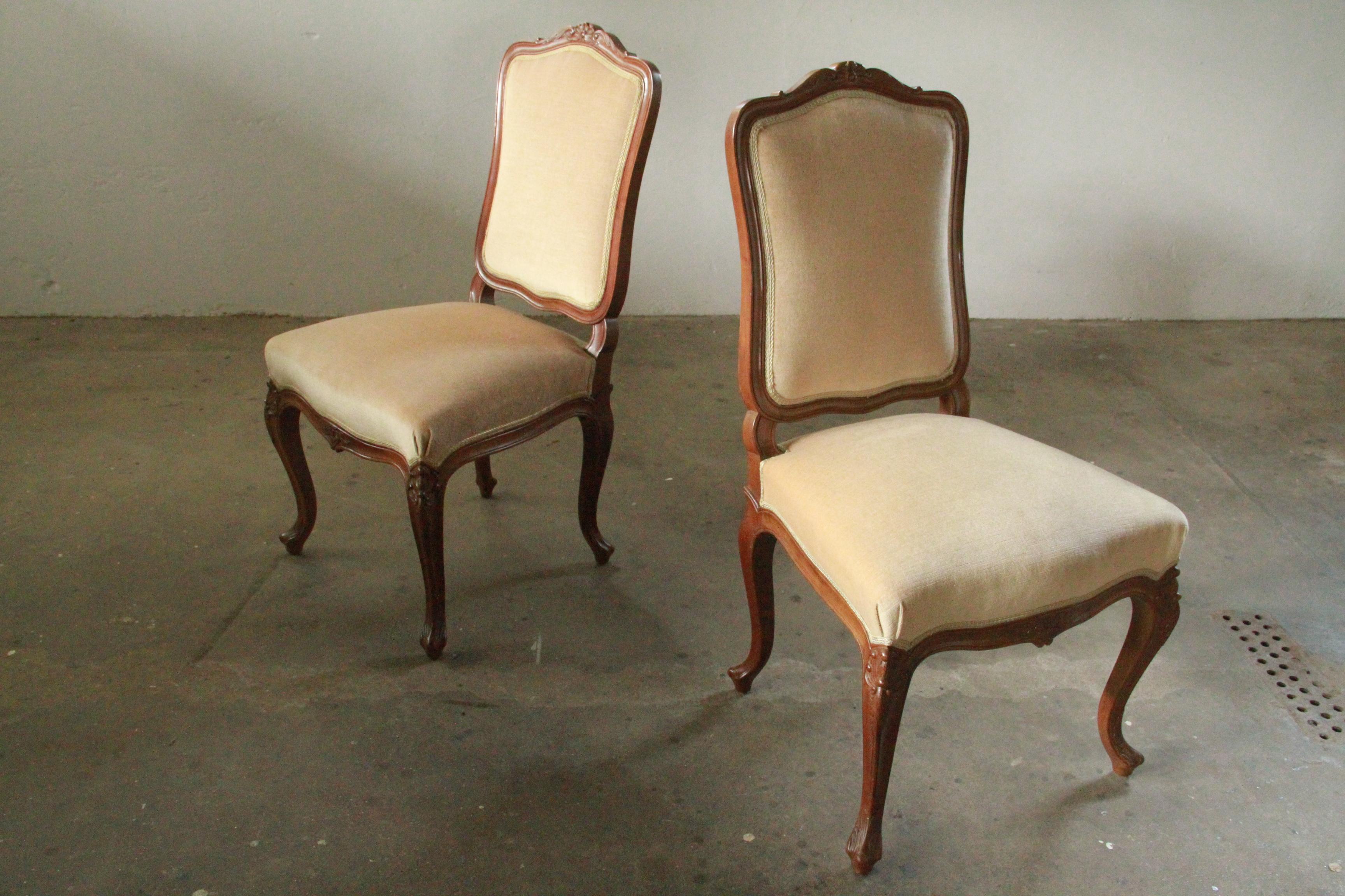 Antique Louis XV Chairs, French For Sale 3