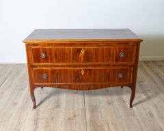 Antike Louis XV Kommode mit Intarsien - Italien 18.