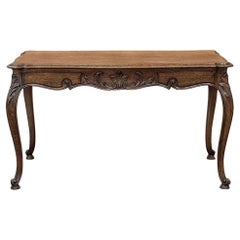 Antique Louis XV Country French Oak Coffee Table