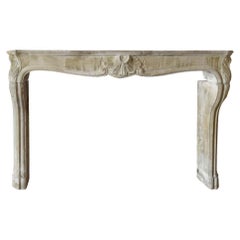 Antique Louis XV fireplace mantel 19th Century