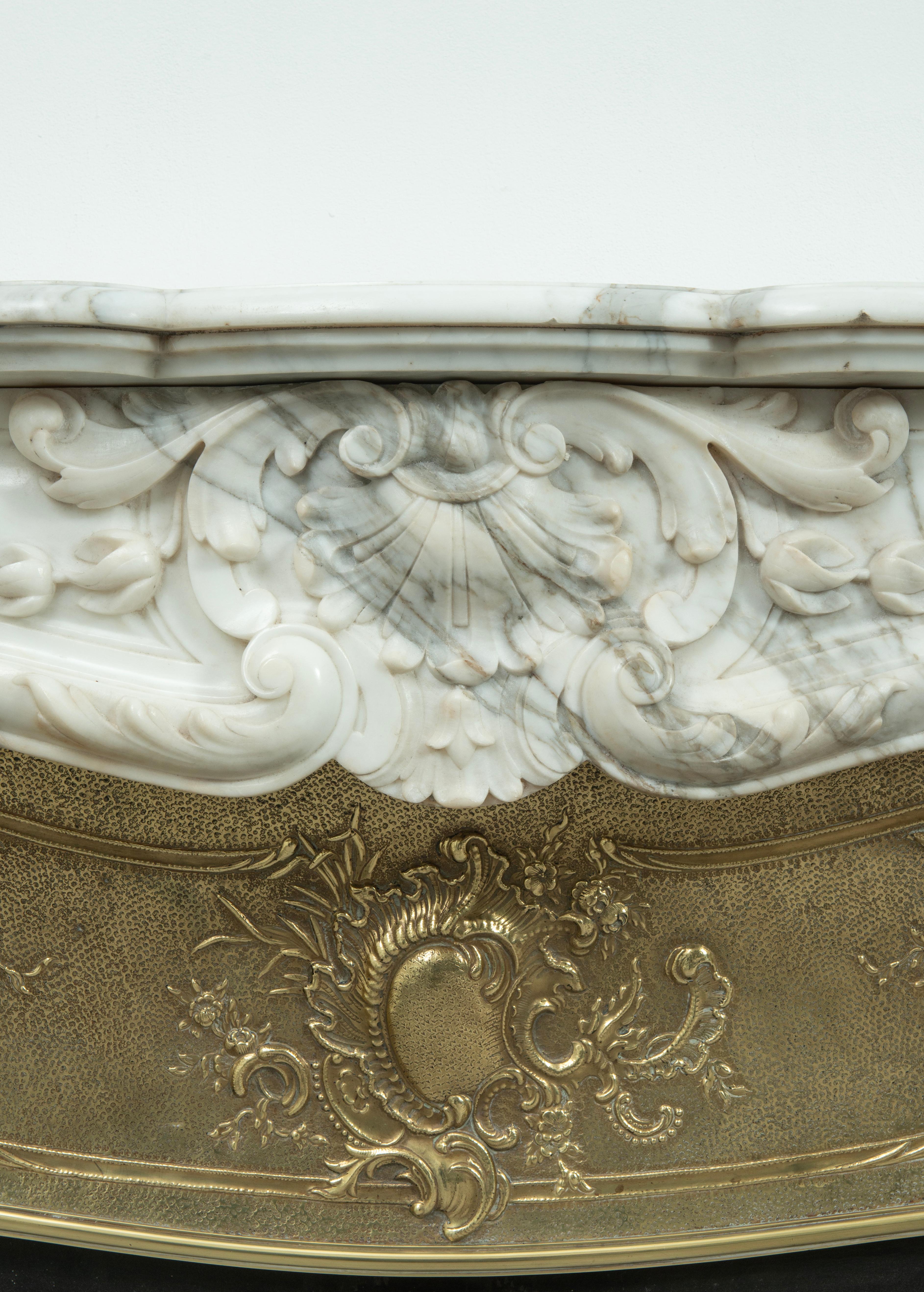 Antique Louis XV Fireplace Mantel For Sale 6
