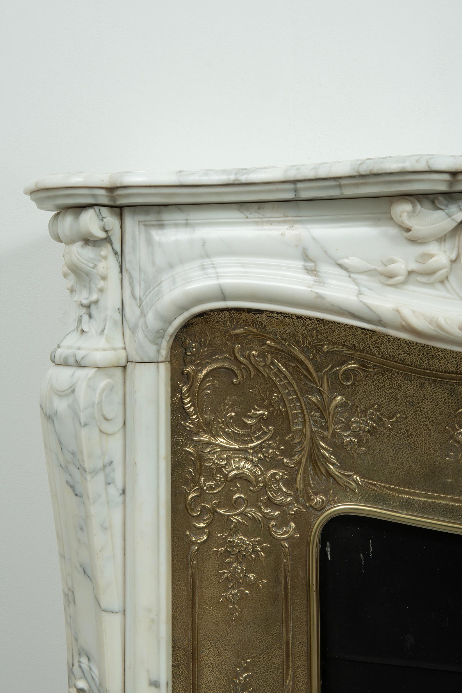 Antique Louis XV Fireplace Mantel For Sale 7