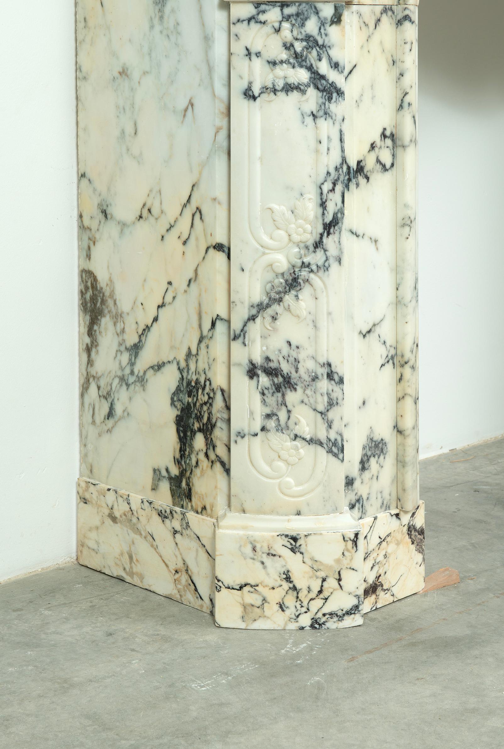 Antique Louis XV Fireplace Mantel For Sale 1